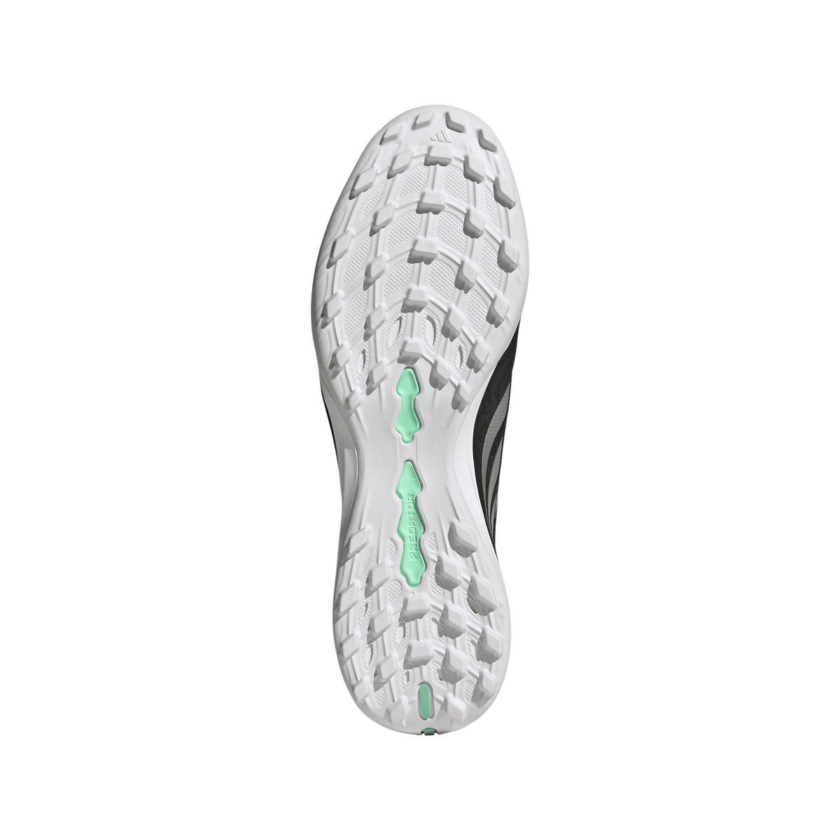 adidas Predator League TF Turf Soccer Cleats - Core Black / Silver Metallic / Pulse Mint