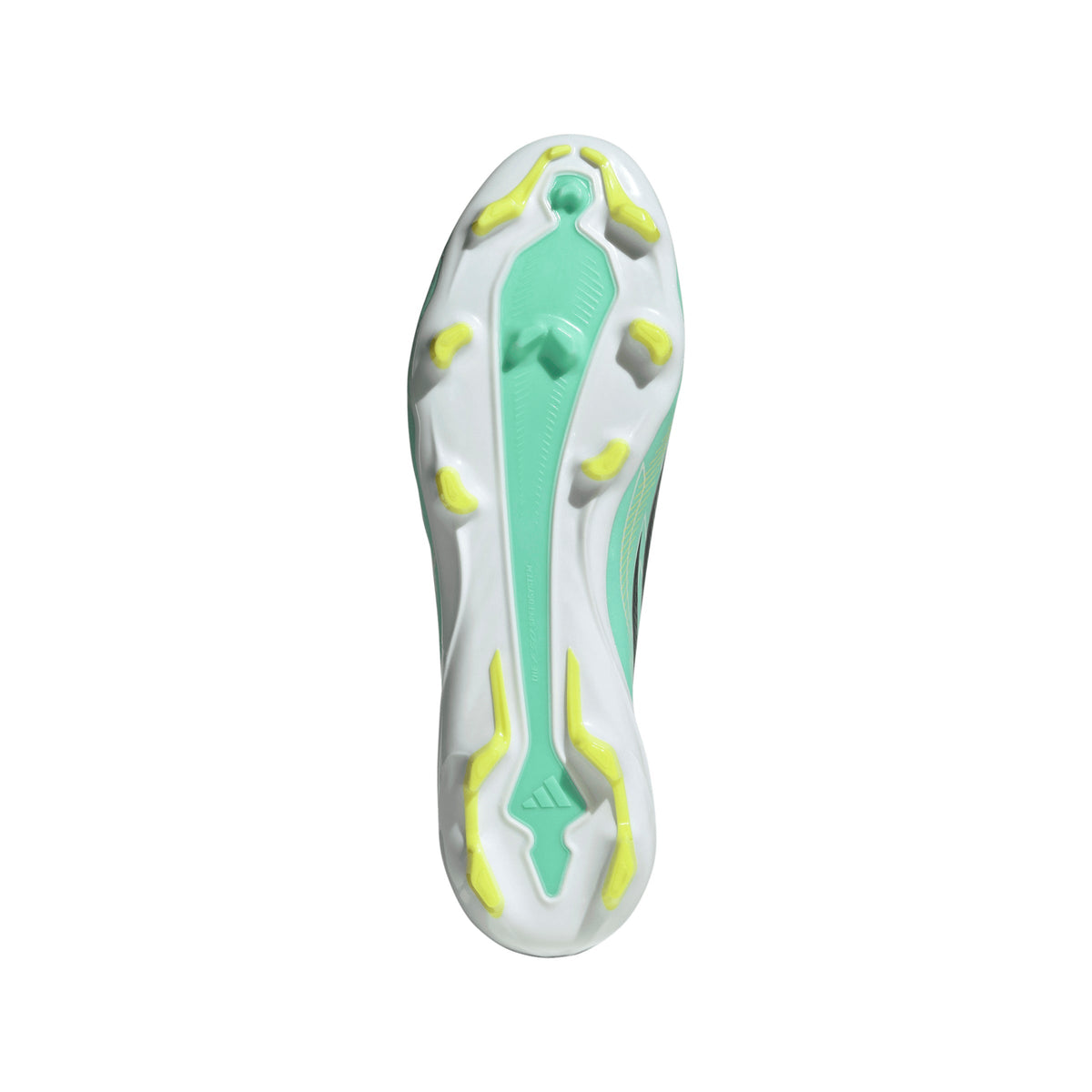 adidas F50 Hyperfast League FG Firm Ground Soccer Cleats -Pulse Mint / Night Navy / Solar Lemon