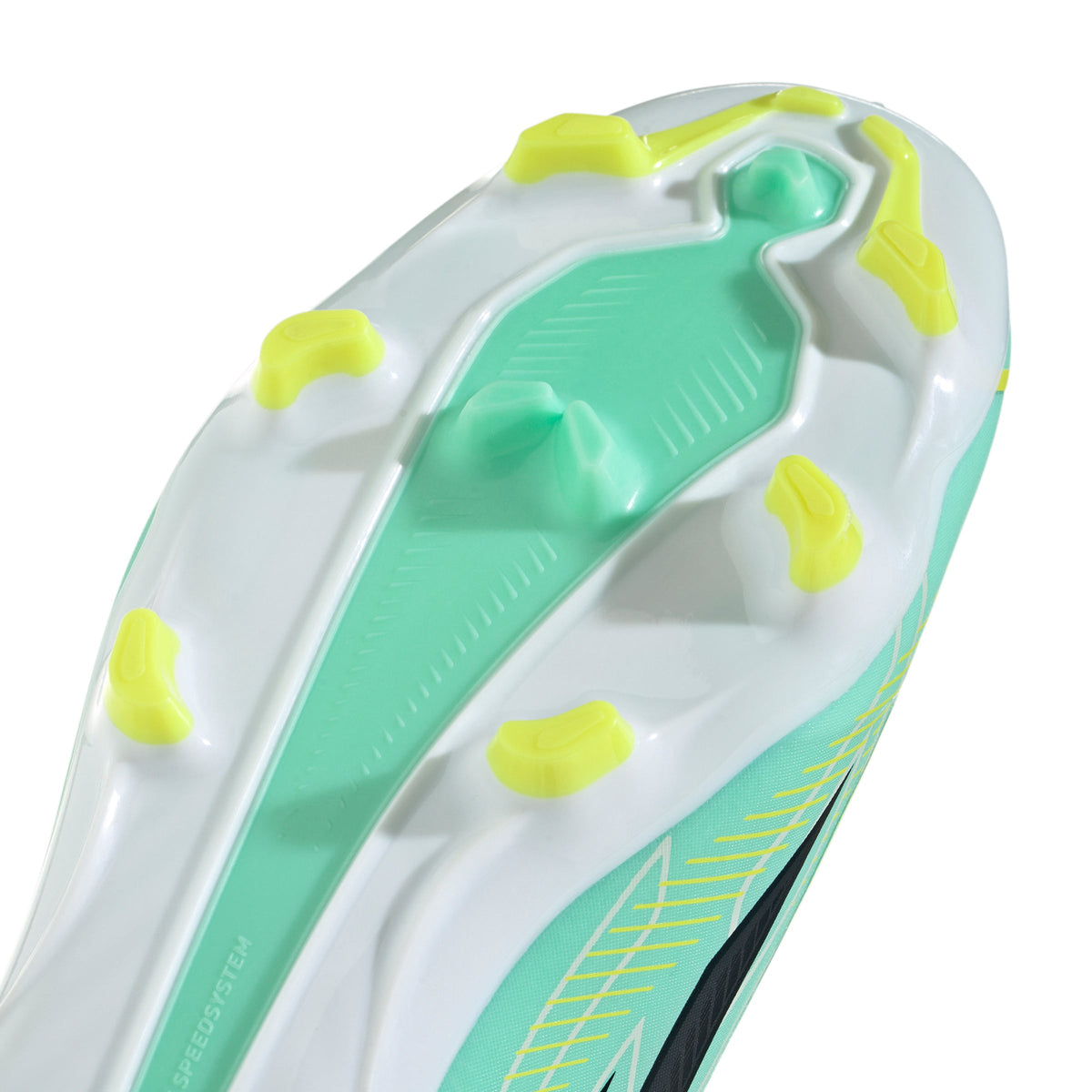adidas F50 Hyperfast League FG Firm Ground Soccer Cleats -Pulse Mint / Night Navy / Solar Lemon