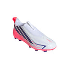 adidas F50 Hyperfast League Laceless Kids FG Firm Ground Soccer Cleats-  Solar Turbo / Core Black / Gold Metallic