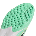 adidas F50 Hyperfast League Junior TF Turf Soccer Cleats- Pulse Mint / Night Navy / Solar Lemon