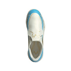 adidas Messi F50 League Junior TF Turf Soccer Cleats- Ivory / Semi Blue Burst / Icey Blue