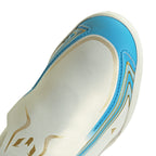 adidas Messi F50 League Junior TF Turf Soccer Cleats- Ivory / Semi Blue Burst / Icey Blue