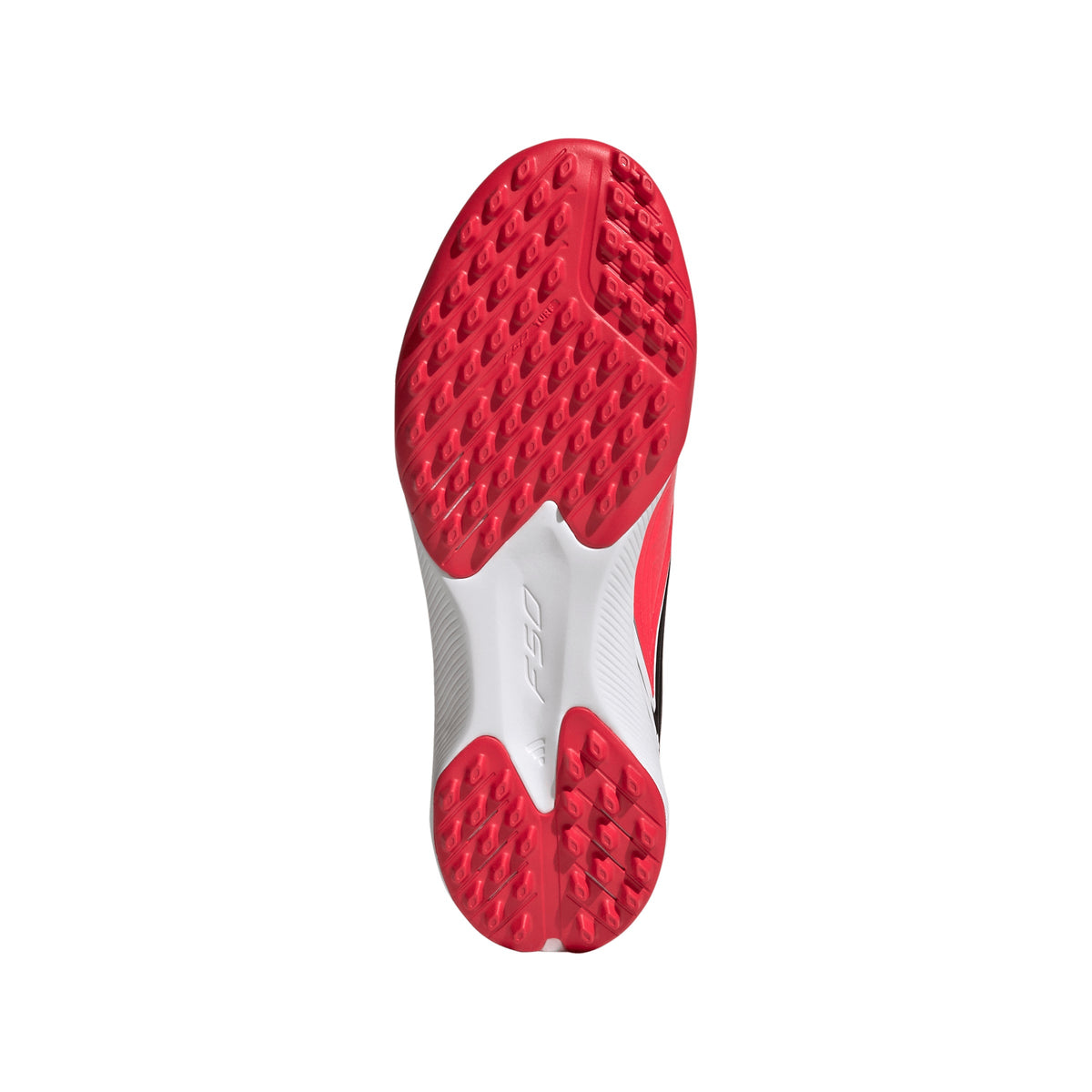 adidas F50 Messi League Laceless Junior TF Turf Soccer Cleats- Lucid Red / Core Black / Pure Ruby