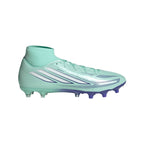 adidas Women's F50 Sparkfusion League Mid-Cut Soccer Cleats -Clear Mint / Cloud White / Solar Purple