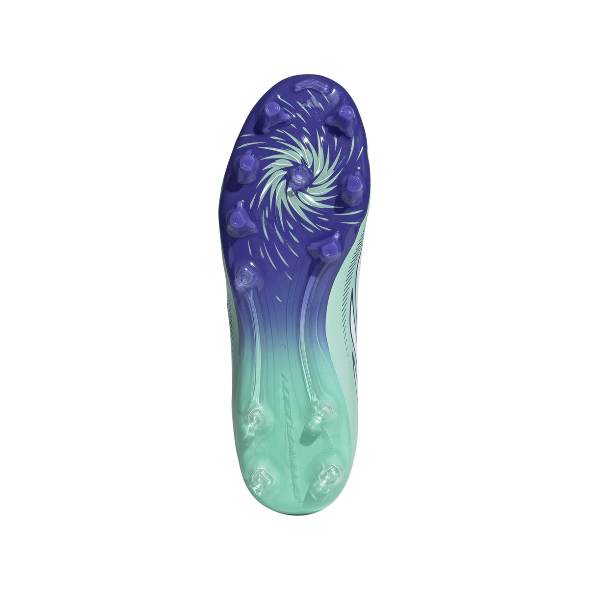 adidas Women's F50 Sparkfusion League Mid-Cut Soccer Cleats -Clear Mint / Cloud White / Solar Purple