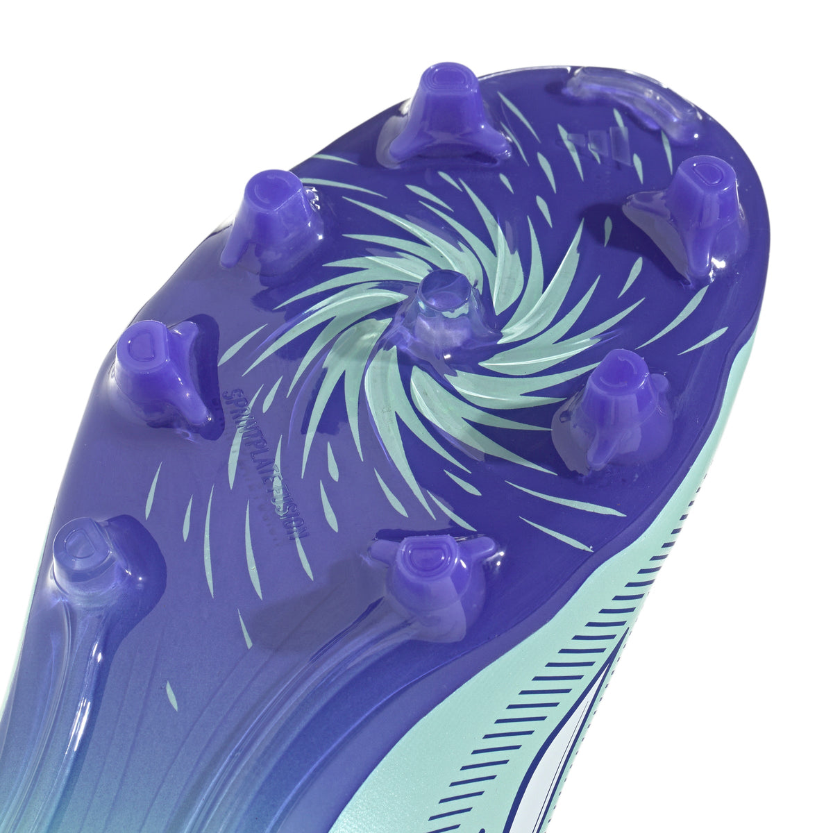 adidas Women's F50 Sparkfusion League Mid-Cut Soccer Cleats -Clear Mint / Cloud White / Solar Purple