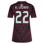 adidas Womens Mexico Hirving Lozano Home Jersey 24/25 (Multicolor)