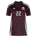 adidas Womens Mexico Hirving Lozano Home Jersey 24/25 (Multicolor)