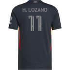 adidas Hirving Lozano San Diego FC Authentic Home Jersey w/ MLS + Apple TV Patches 25/26 (Night Navy)