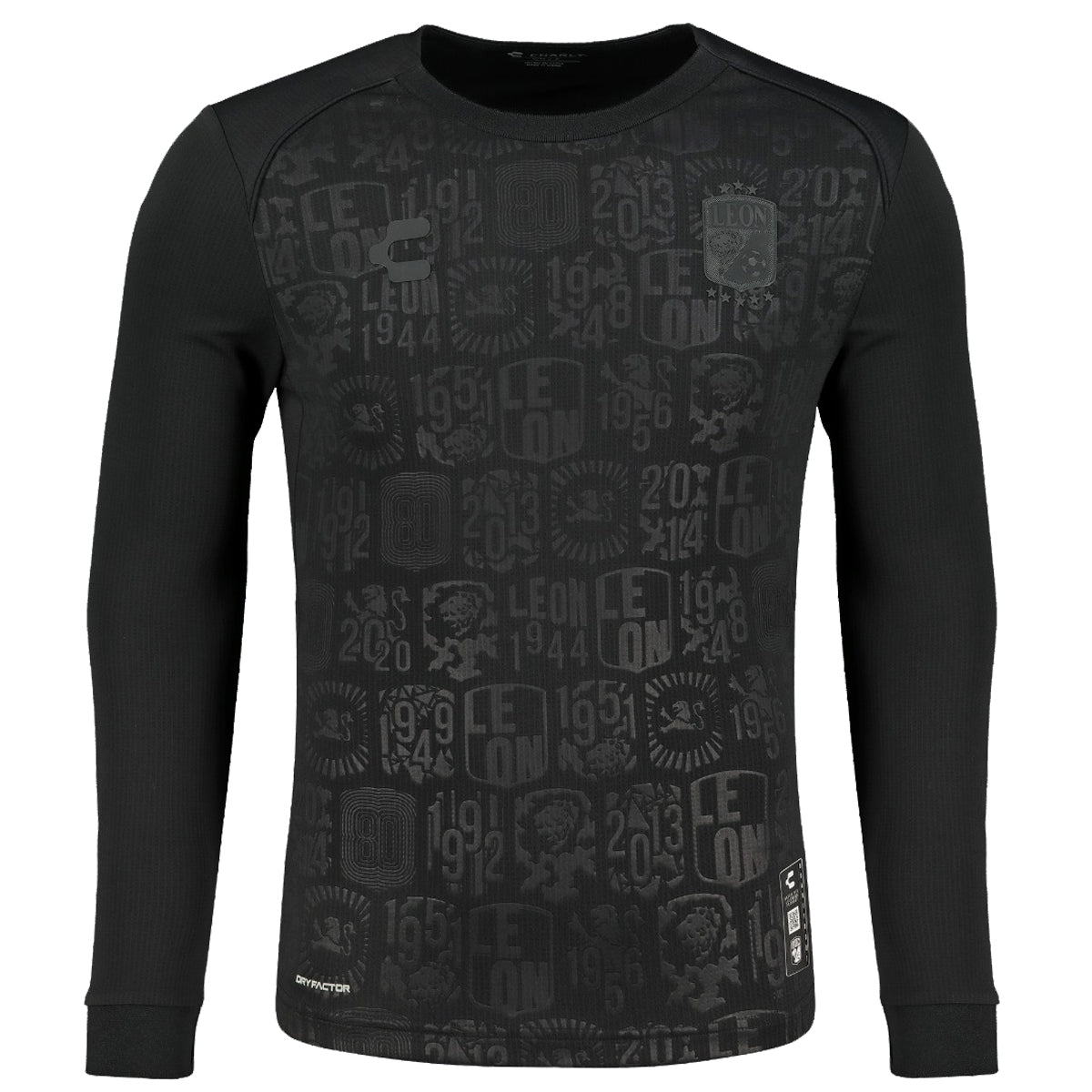 Charly Leon James Rodriguez Long Sleeve 80th Anniversary Special Edition Jersey 24/25 (Black/Black)