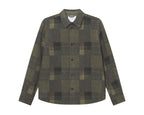 Les Deux Kody Patchwork Wool Overshirt