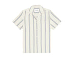 Les Deux Lawson Stripe SS Shirt " Eggnog White"