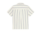 Les Deux Lawson Stripe SS Shirt " Eggnog White"
