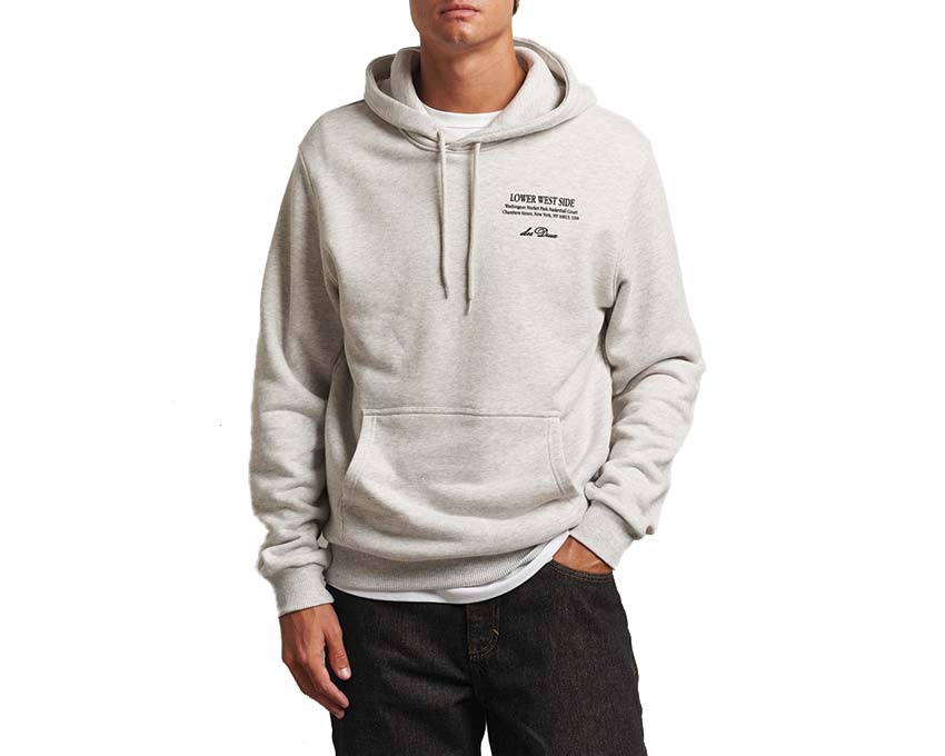 Les Deux West Side Hoodie "Snow melange"