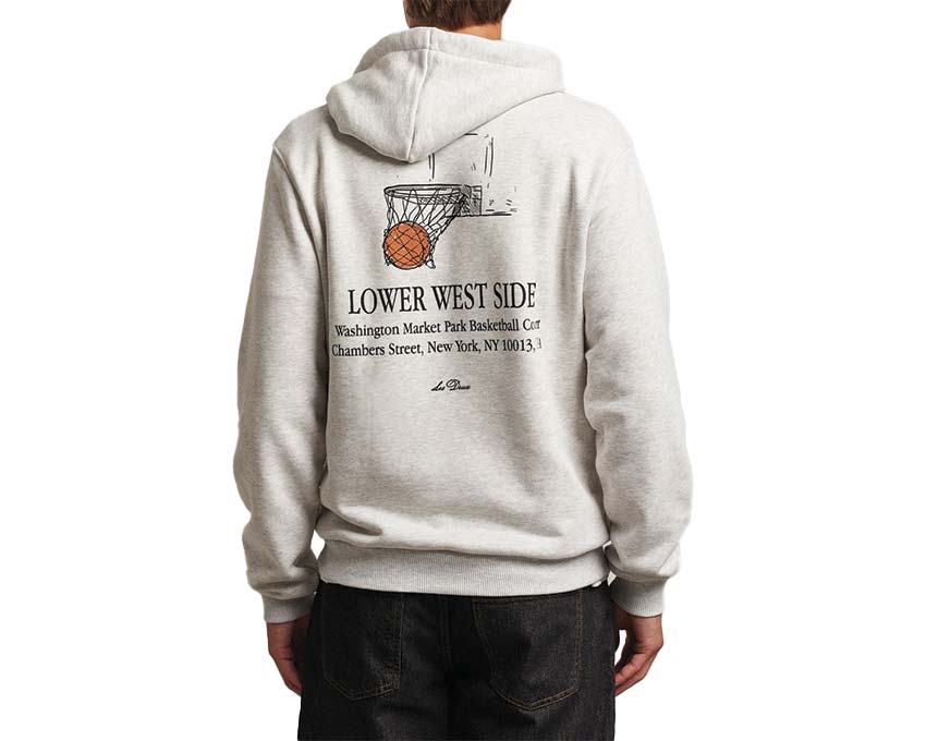 Les Deux West Side Hoodie "Snow melange"