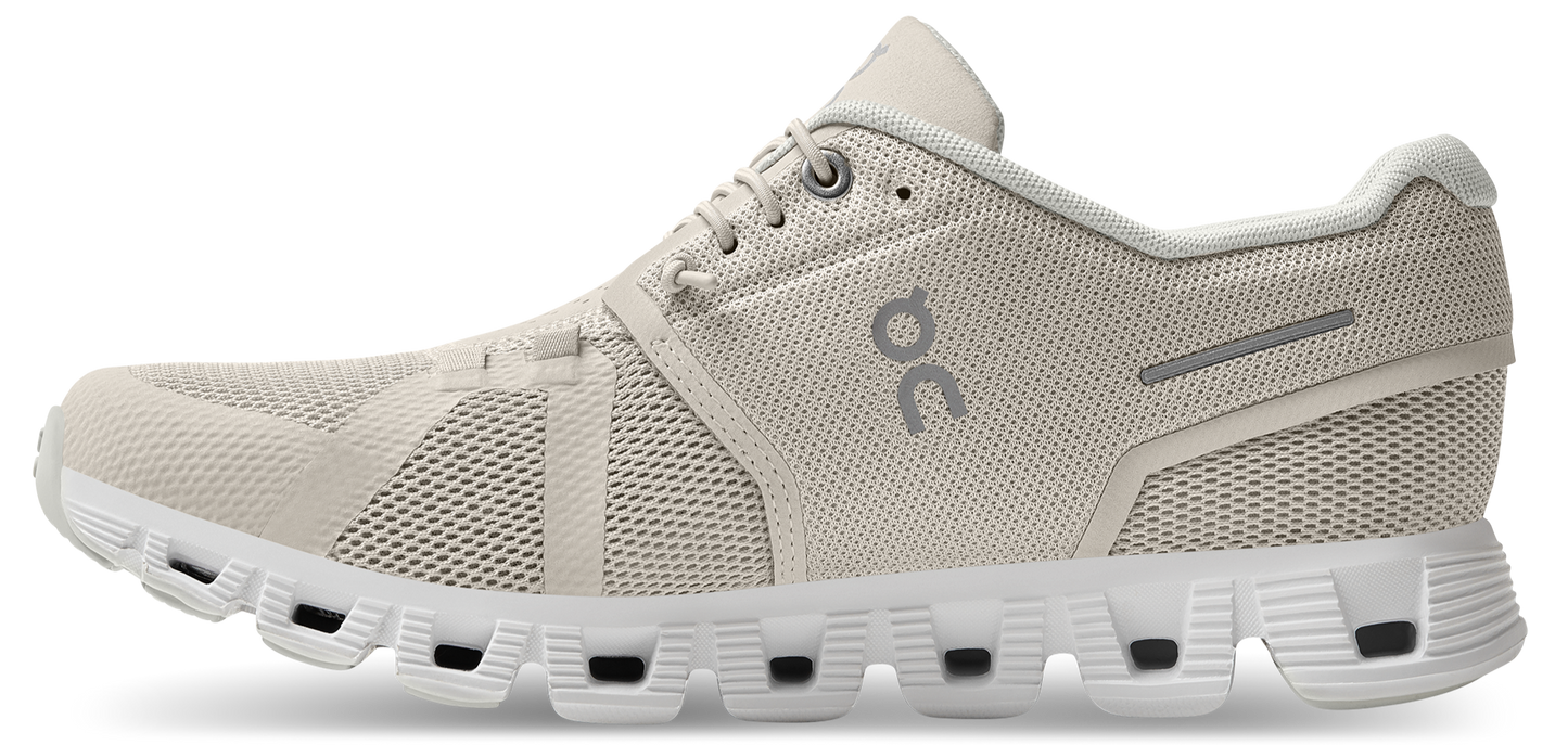 ON CLOUD 5 RUNNING SHOES PERLE/White