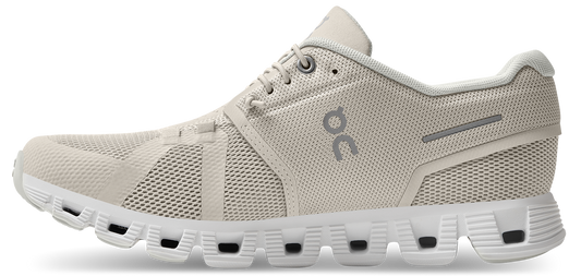 ON CLOUD 5 RUNNING SHOES PERLE/White