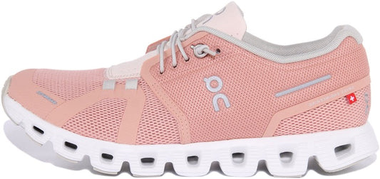 ON CLOUD 5 RUNNING SHOES Rose/Shell