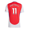 Arsenal 24/25 Home Jersey Official Jerseys adidas Red S MARTINELLI # 11
