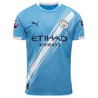 Puma Josko Gvardiol Manchester City Home Jersey 25/26 w/ EPL + Sponsor Patch (Team Light Blue/Puma White)