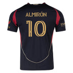 adidas Miguel Almirón Atlanta United Authentic Home Jersey w/ MLS Patches 25/26 (Red/Black)