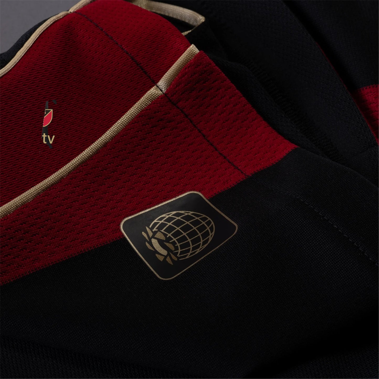 adidas Stian Gregersen Atlanta United Authentic Home Jersey w/ MLS Patches 25/26 (Red/Black)