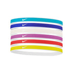 Nike Swoosh Sport Headbands Tipped 6PK Headbands Nike Lightblue ONE SIZE 