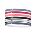 Nike Swoosh Sport Headbands Tipped 6PK Headbands Nike Grey ONE SIZE 