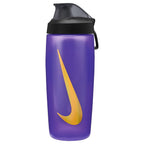 Nike Refuel Water Bottle Locking Lid 18 OZ Water Bottles Nike Purple 