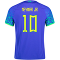 Nike Brazil Neymar Jr. Away Jersey 22/23 (Paramount Blue/Green Spark)
