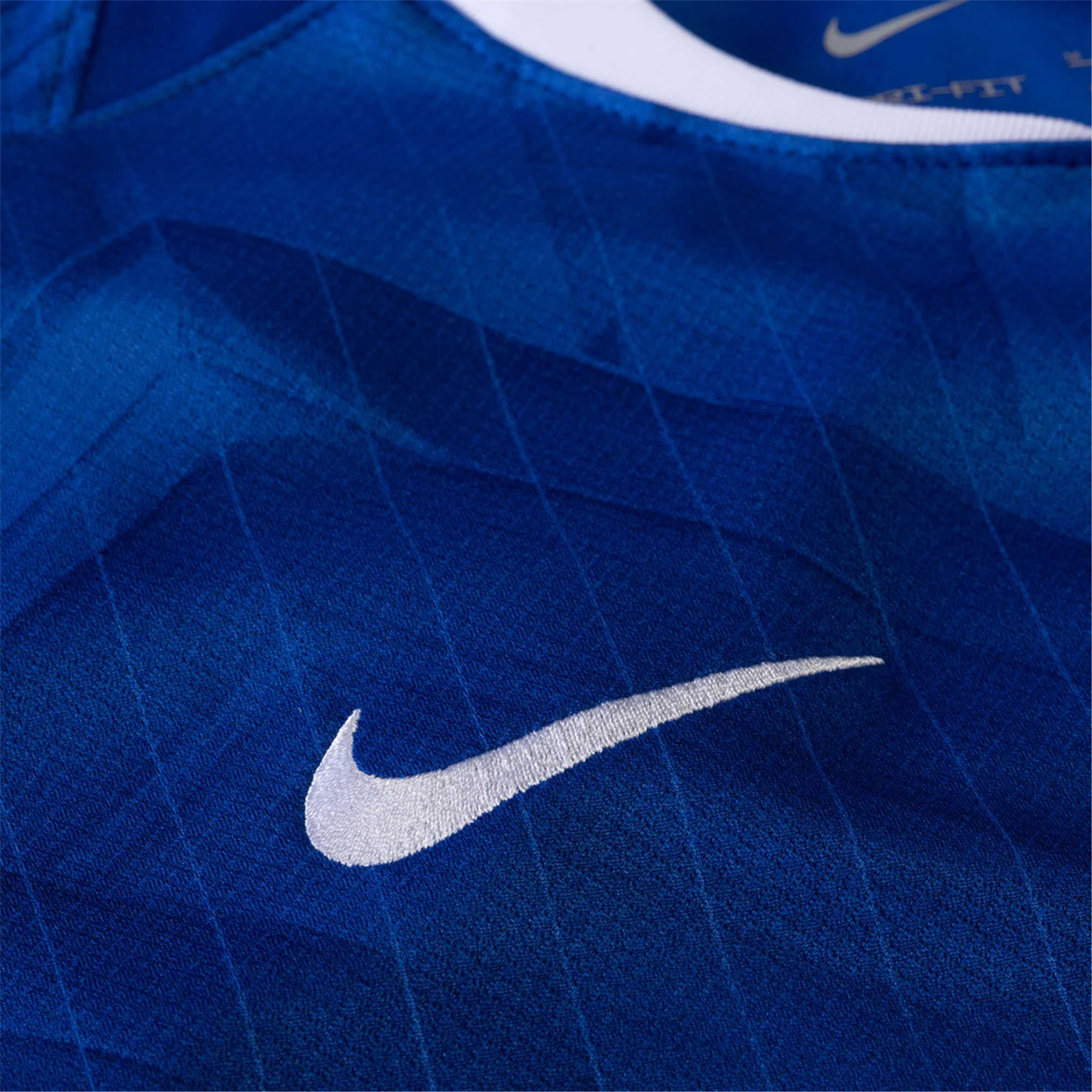 Nike Chelsea Home Jersey 25/26 w/ Champions League Patches (Rush Blue/White/Speed Red)