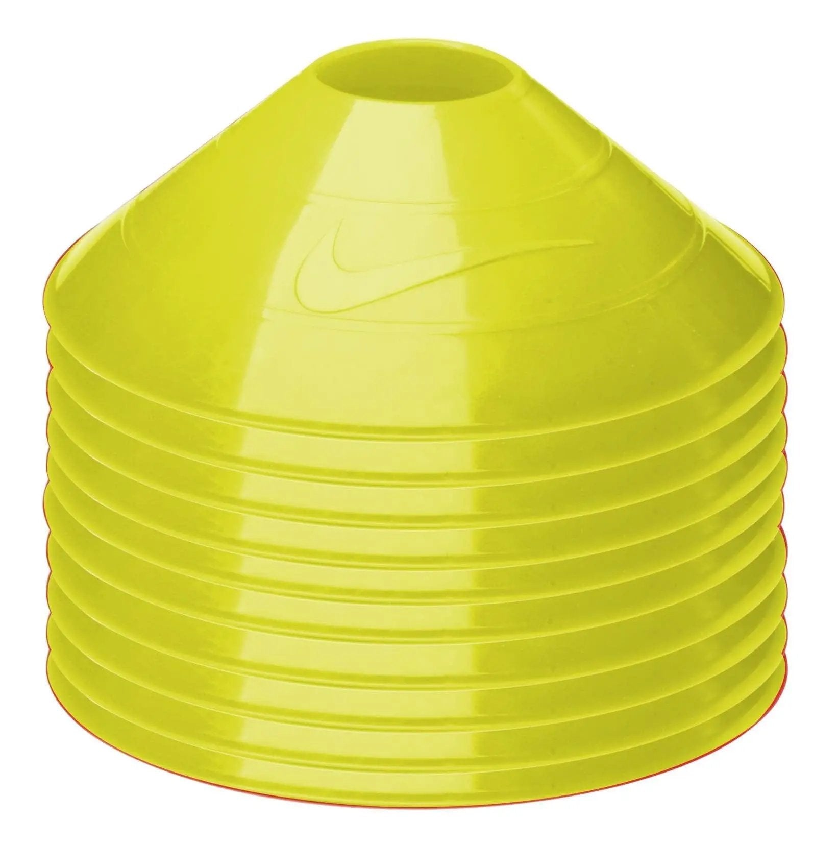 Nike 10 Pack Training Cones Coaching Equipment Nike Yellow ONE SIZE 