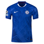 Nike Chelsea Authentic Home Jersey 25/26 w/ Champions League Patches 496 (Rush Blue/White/Speed Red)