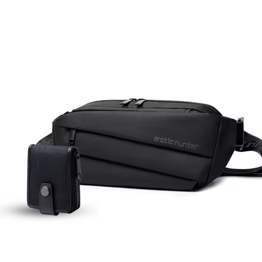 Pack : Sac de Poitrine SP029 + Portefeuille - Arctic Hunter