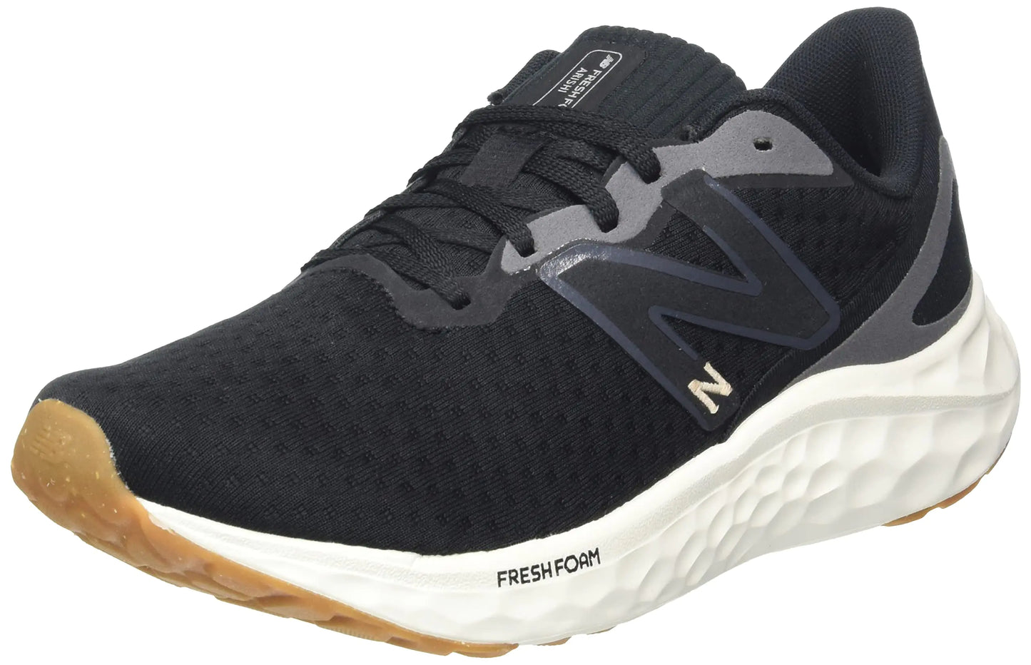 New Balance Women's Fresh Foam Arishi V4 Running Shoe 5.5 Black/Light Gold Metallic/Gum 2