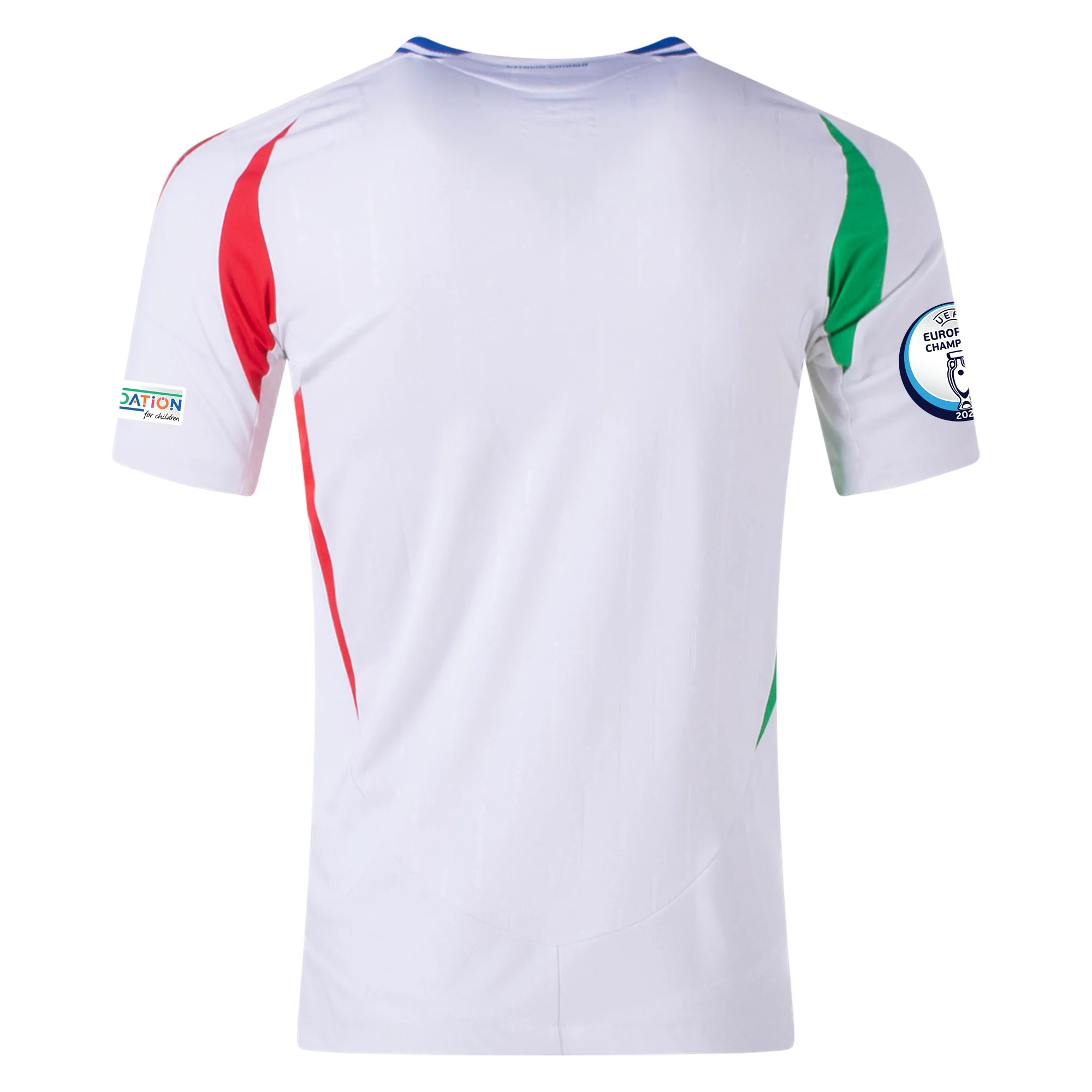 adidas Italy Authentic Away Jersey w/ Euro 2024 Patches 24/25 (White)