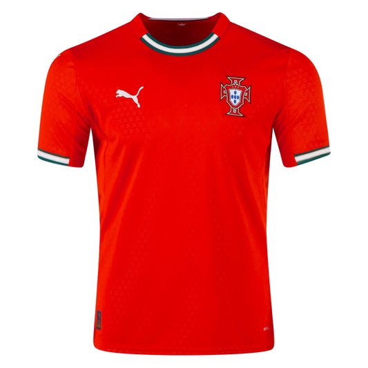 Puma Portugal Authentic Home Jersey 25/26 (Sport Red/Sugared Almond)