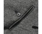 Portuguese Flannel Wool Herringbone Trousers