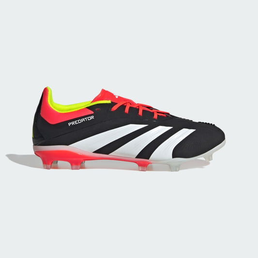 adidas Predator Elite FG Junior Firm Ground Soccer Cleat - Core Black/White/Solar Red