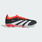 adidas Predator Pro FG Firm Ground Soccer Cleat - Core Black/White/Solar Red