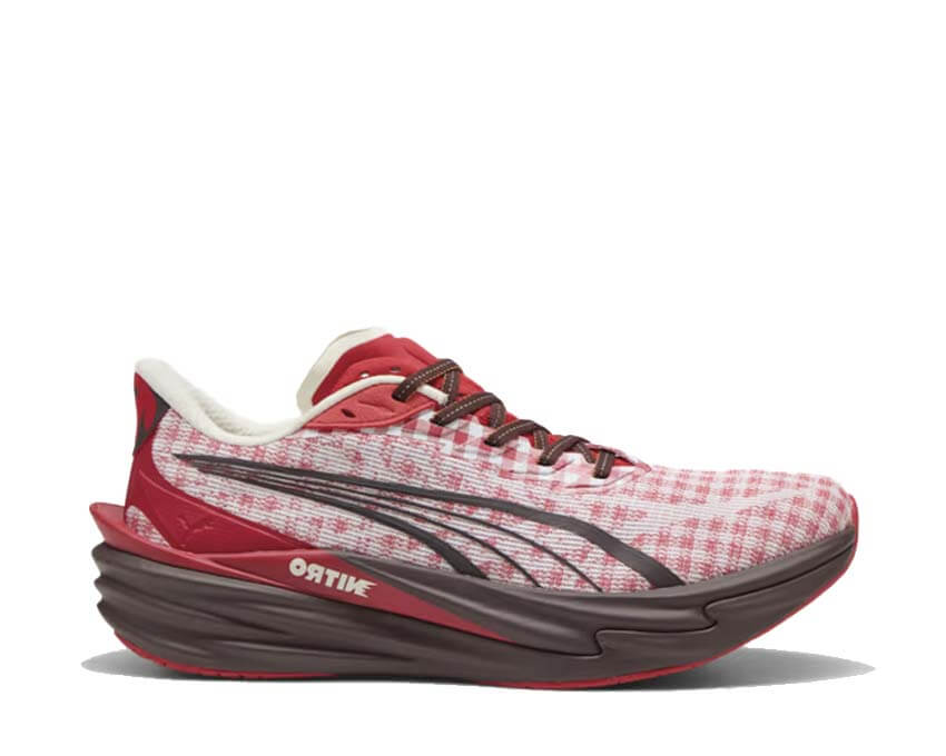 Puma Deviate Nitro 4 Check "For All Time Red"