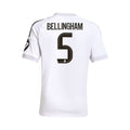 Real Madrid 25/26 Home Jersey Bellingham Official Jerseys adidas White S 