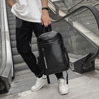 Sac à Dos Simili Cuir 15,6" Antivol – Business & Voyage