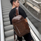 Sac à Dos Simili Cuir 15,6" Antivol – Business & Voyage