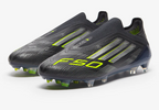 F50 Elite Laceless FG Green Black