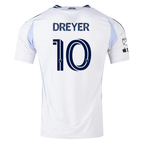 adidas San Diego FC Authentic Anders Dreyer Away Jersey 25/26 w/ MLS & Apple Patch (White)