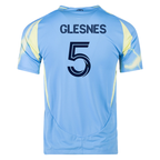 adidas Philadelphia Union Jakob Glesnes Authentic Away Jersey 25/26 (Blue/Yellow)