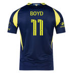 adidas Nashville Authentic Tyler Boyd Away Jersey w/ MLS + Apple TV 25/26 (Tena Blue)