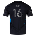 adidas Pep Biel Charlotte FC Authentic Away Jersey 25/26 (Black)
